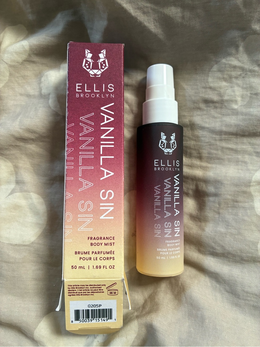 Ellis Brooklyn VANILLA SIN Fragrance  Body Mist 50ml